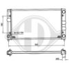 DIEDERICHS 8500830 Radiator, engine cooling